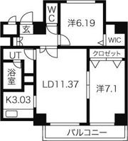 Square Ms614の間取り画像