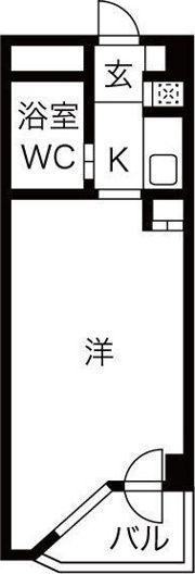 カームハイツ中島公園の間取り画像