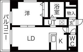 メトロ月寒中央の間取り画像