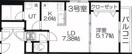 Cheval北10条の間取り画像