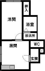 ラポール宮の沢の間取り画像