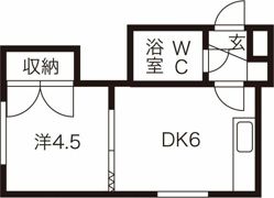 シャトレ麻生の間取り画像