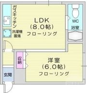 第二辻口荘の間取り画像
