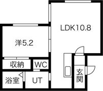 マイルーム北円山の間取り画像