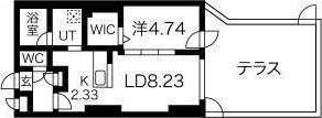 S-RESIDENCE近代美術館前の間取り画像