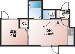 ハイツマリオンの間取り画像