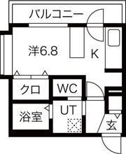 luce solare麻生（ルチェ・ソラーレアサブ）の間取り画像
