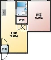 セブン南郷の間取り画像