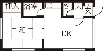 コーポLの間取り画像