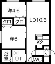 ピュアコート美園の間取り画像