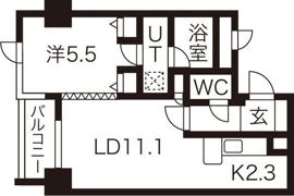 ダイアパレス北3条第2の間取り画像