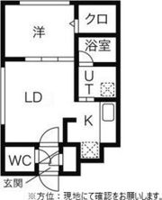 ラフィネ北円山の間取り画像