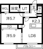 First Class南円山の間取り画像