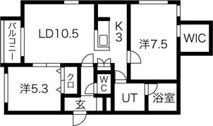 Hills美香保の間取り画像