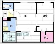 ラグドール月寒の間取り画像
