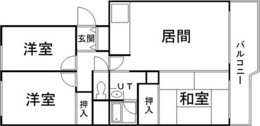 澄川パークマンションB棟の間取り画像