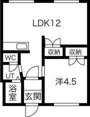 レジデンスふれあいの間取り画像