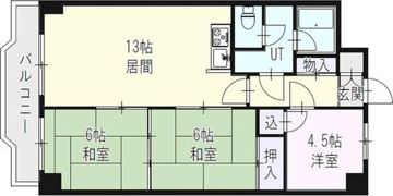 アルファスクエア第二本郷ハイムの間取り画像