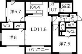 ミル・グランデの間取り画像