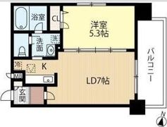 アルファスクエア大通西17の間取り画像