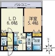 LAVERT平岸の間取り画像