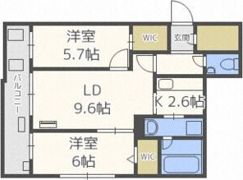 ASAHIYAMA CITY.STELLAの間取り画像