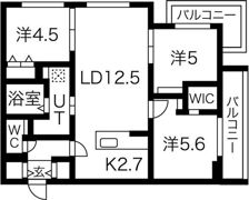 Crossbell524の間取り画像