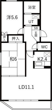 グランベルサの間取り画像
