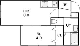 ラフィーネ西町北の間取り画像
