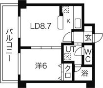 ラフィーコートの間取り画像