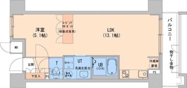 エナコート知事公館前の間取り画像