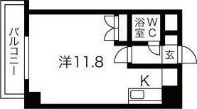 ネオアージュ裏参道の間取り画像