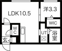 CITY RESIDENCE月寒西（シティレジデンス月寒西）の間取り画像