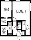 NOVA北円山の間取り画像