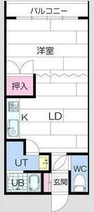 黄金マンションの間取り画像