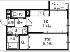 シャトーアンジュラスの間取り画像