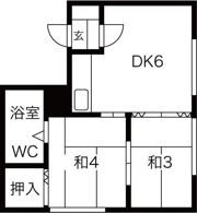 マンション勝の間取り画像
