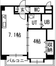 クラッセ北大通りIIの間取り画像