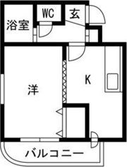 エンドレス三井南6条の間取り画像