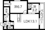 ラグナベルデ北9条の間取り画像