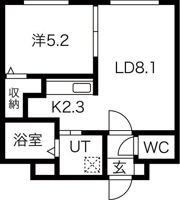 Clair blancの間取り画像