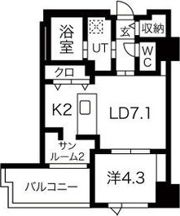 F006の間取り画像