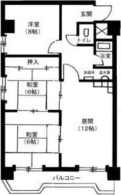 宏友ハイツの間取り画像