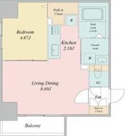 S-RESIDENCE大通公園admirioの間取り画像
