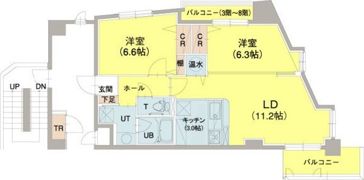 エナコート大通22の間取り画像
