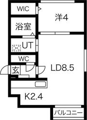 モデルノの間取り画像