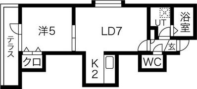 プラザ元町の間取り画像