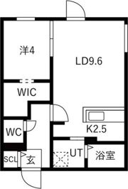 Ts COURT West13（読み:ティーエスコートウェスの間取り画像