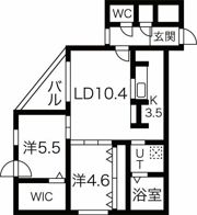 GARBO新札幌（ガルボ新札幌）の間取り画像