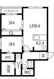 セレッソ本郷通の間取り画像